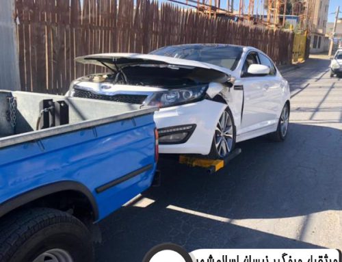 جرثقیل چرخگیر نیسان اسلامشهر