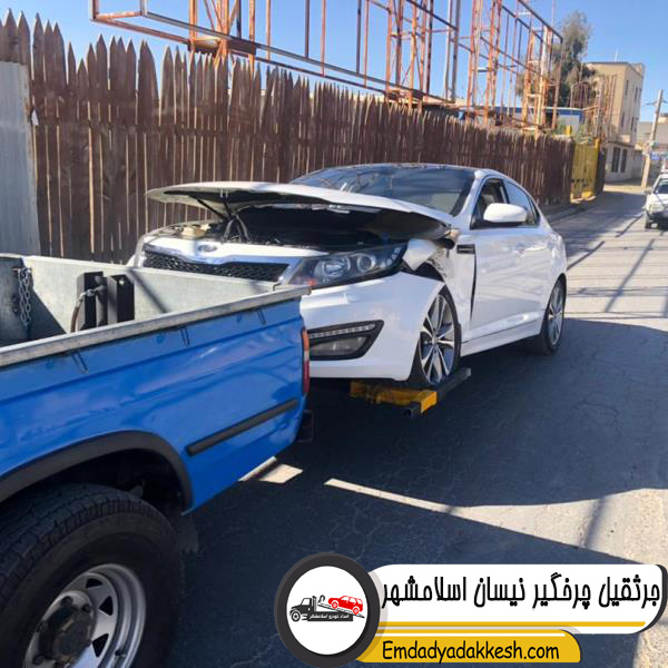 جرثقیل چرخگیر نیسان اسلامشهر
